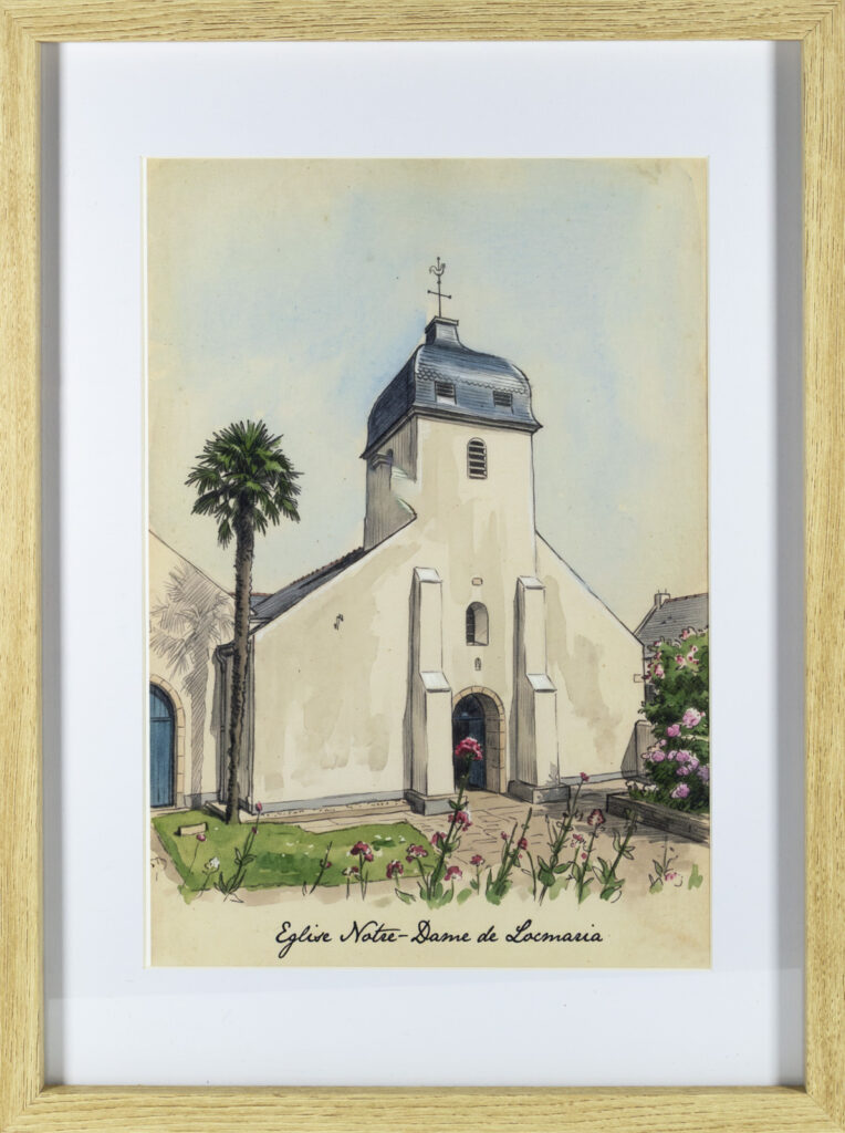 Eglise de Locmaria, Belle-Ile-en-Mer, Planche Illustrée