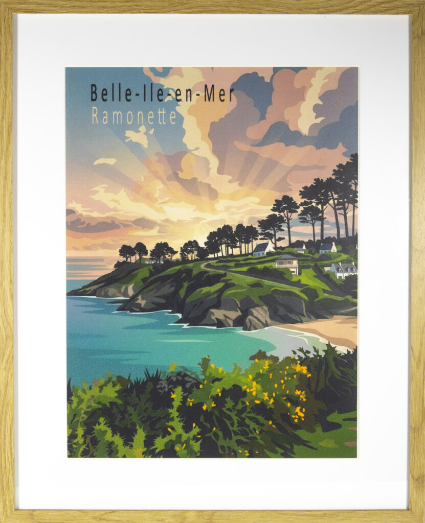 Ramonette, Belle-Ile-en-Mer, Affiche Vintage