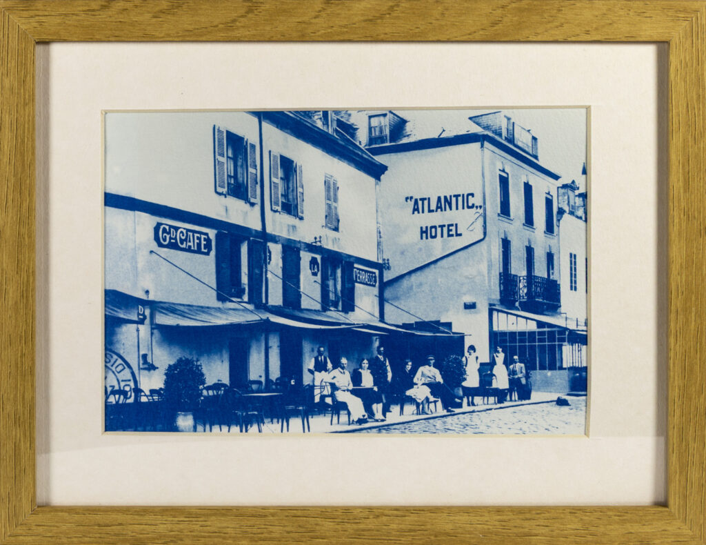 Atlantic Hôtel et Grand Café, Quais de Palais, Belle-Ile-en-Mer, Cyanotype