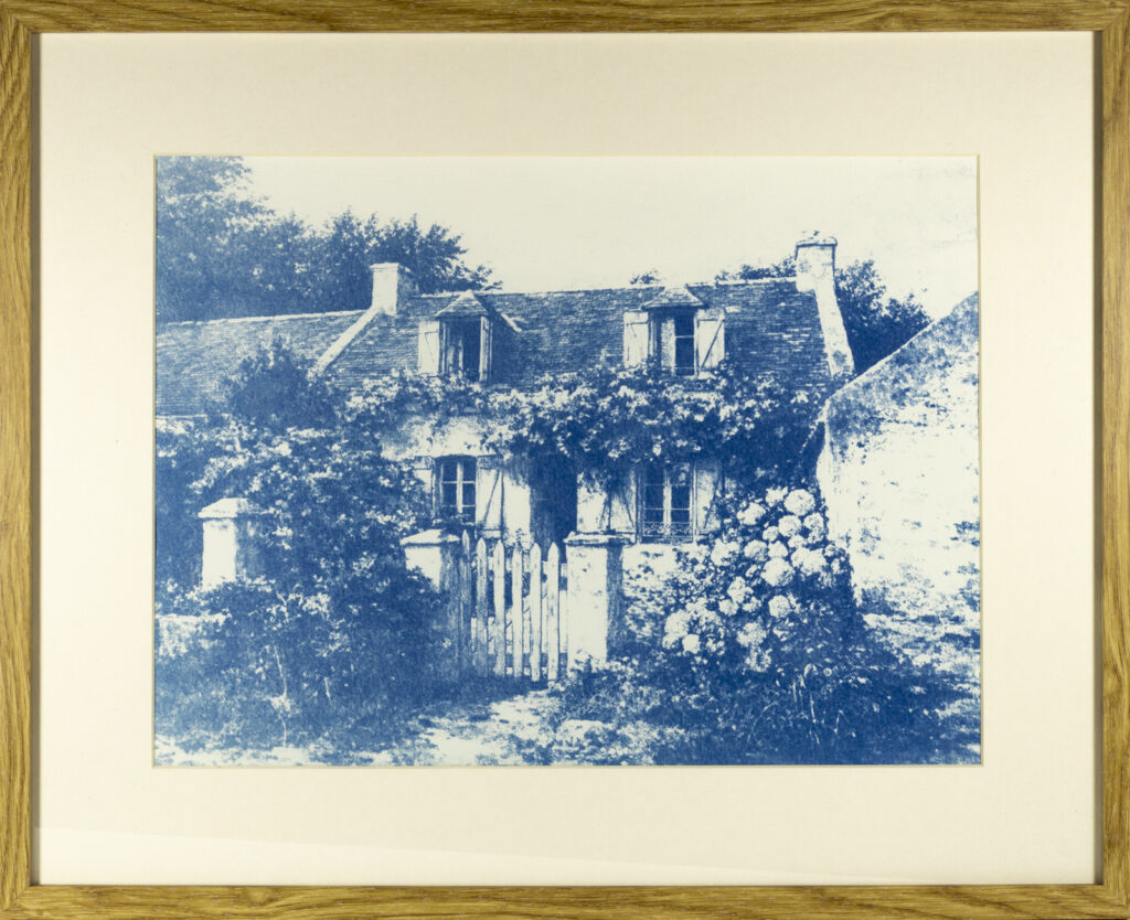 Maison aux Hortensias du Grand Cosquet, Locmaria, Belle-Ile-en-Mer, Cyanotype