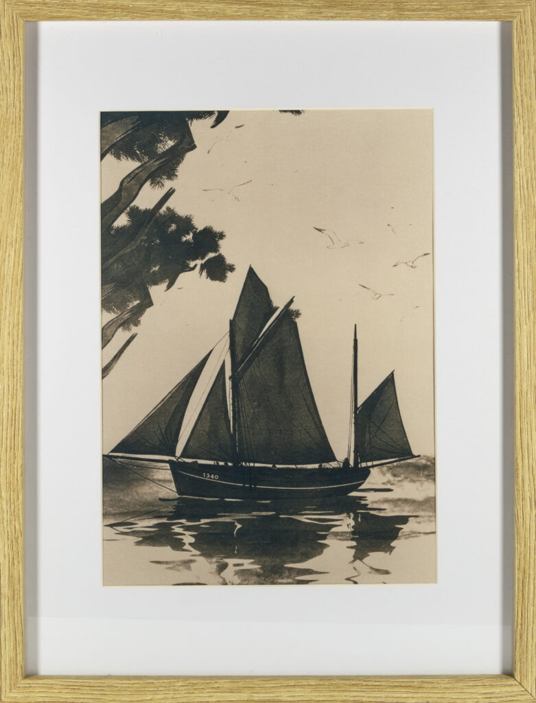 Sardinier à Belle-Ile-en-Mer, Cyanotype