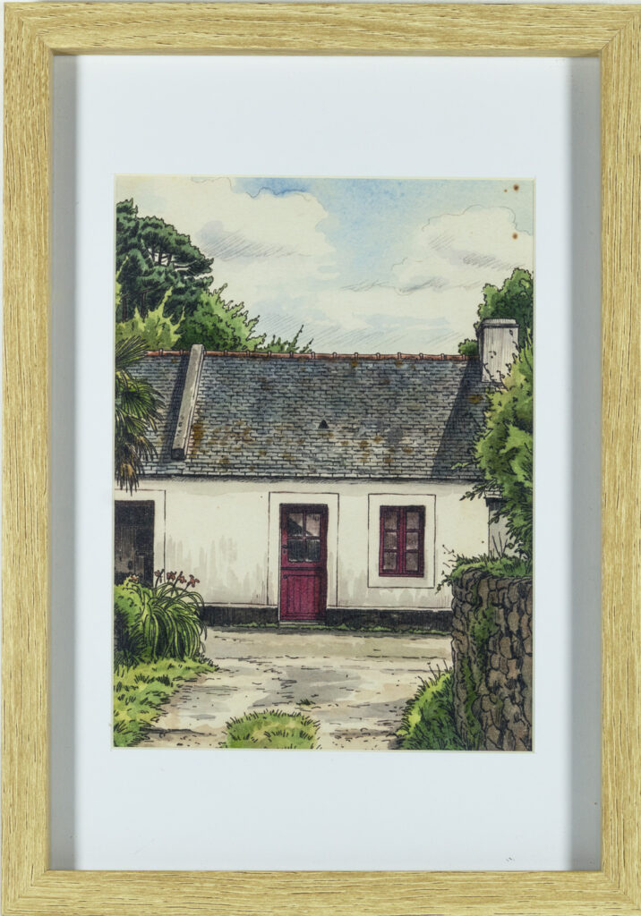 Maison belliloise, Grand-Cosquet, Belle-Ile-en-Mer, Planche Illustrée